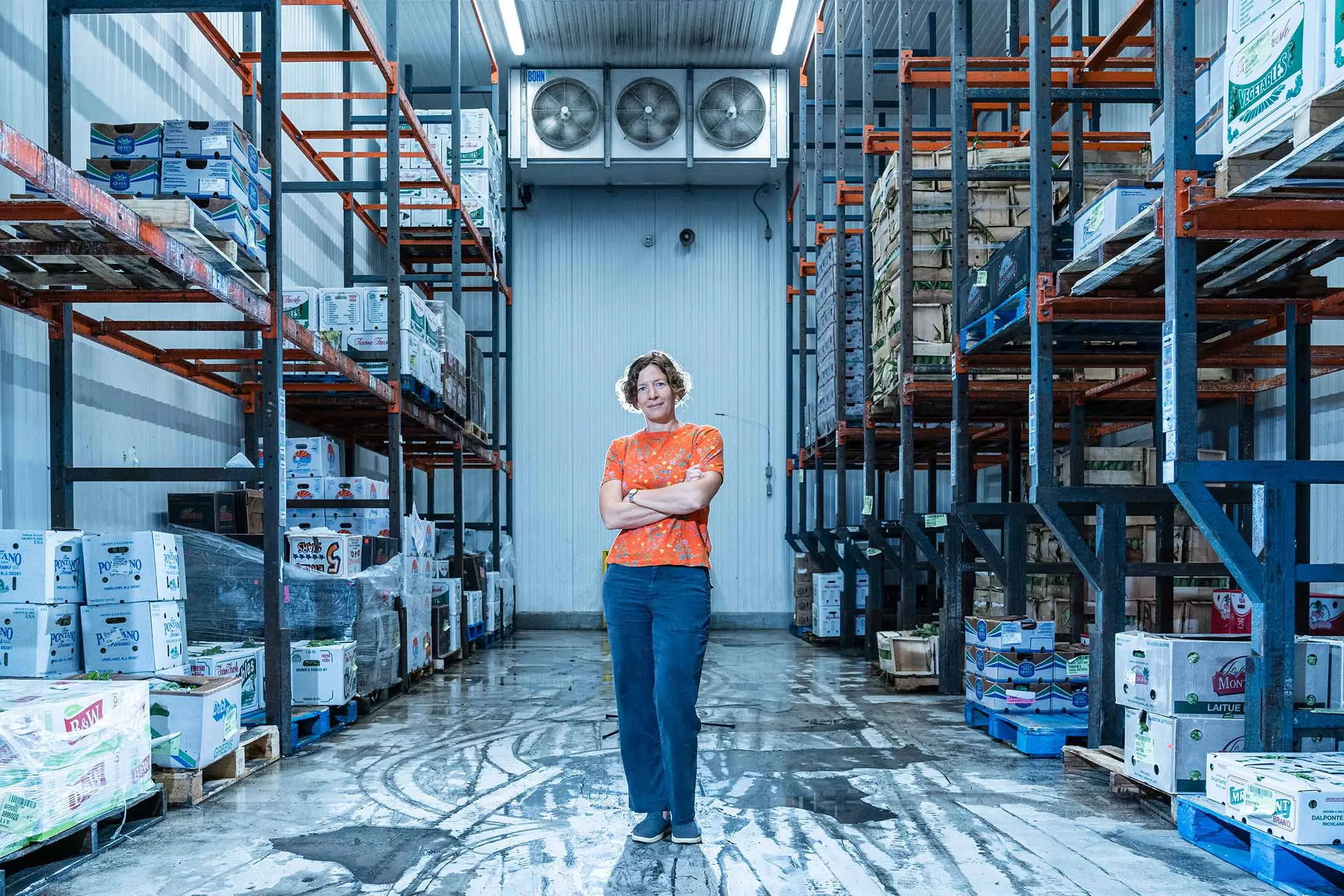 Twilley at produce distributor D’Arrigo in the Bronx.