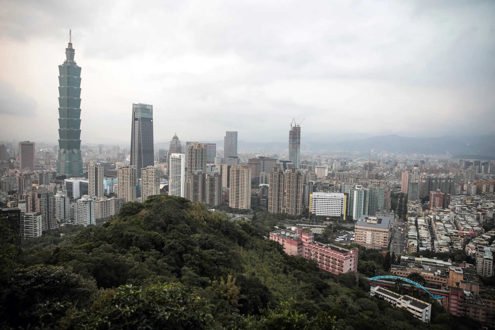 General Views of Taipei Ahead of GDP Figures