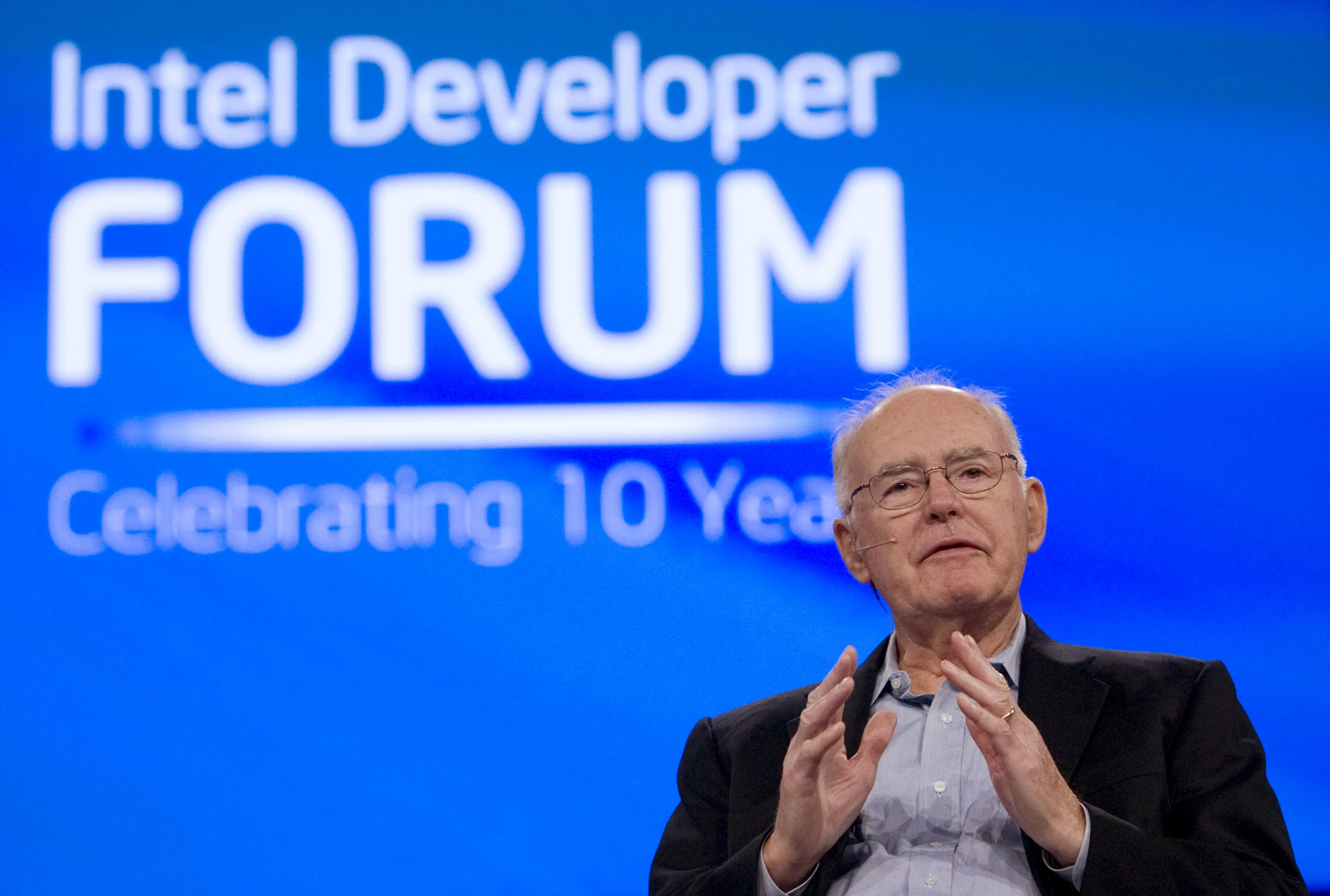 Gordon Moore in San Francisco in 2007.