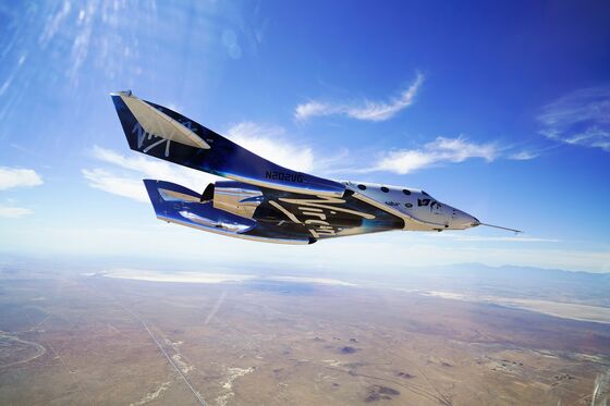 Branson Blasts Off: Mach 3 to Zero G in a Natty Blue Spacesuit