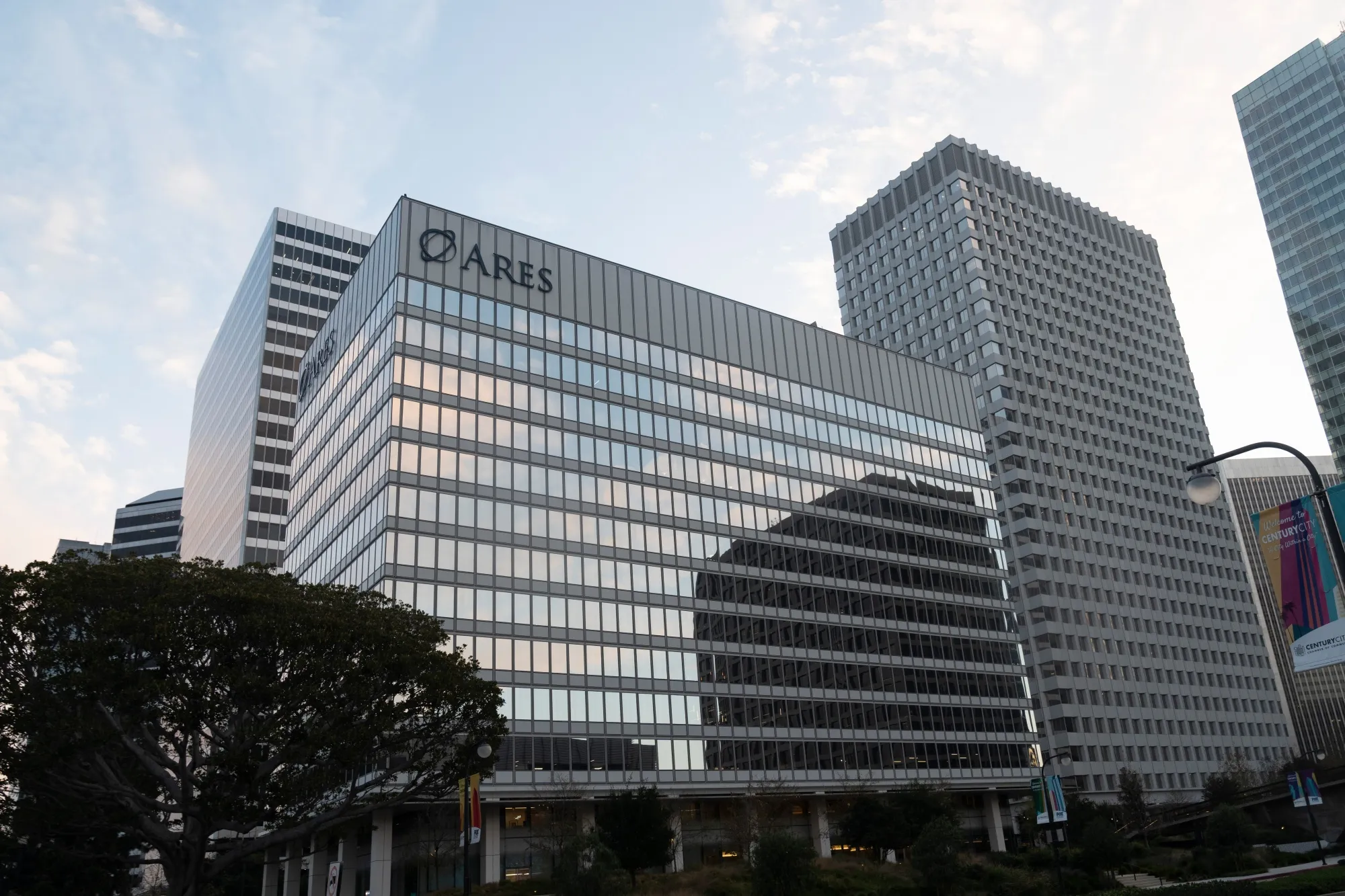 The Ares Management offices in Los Angeles