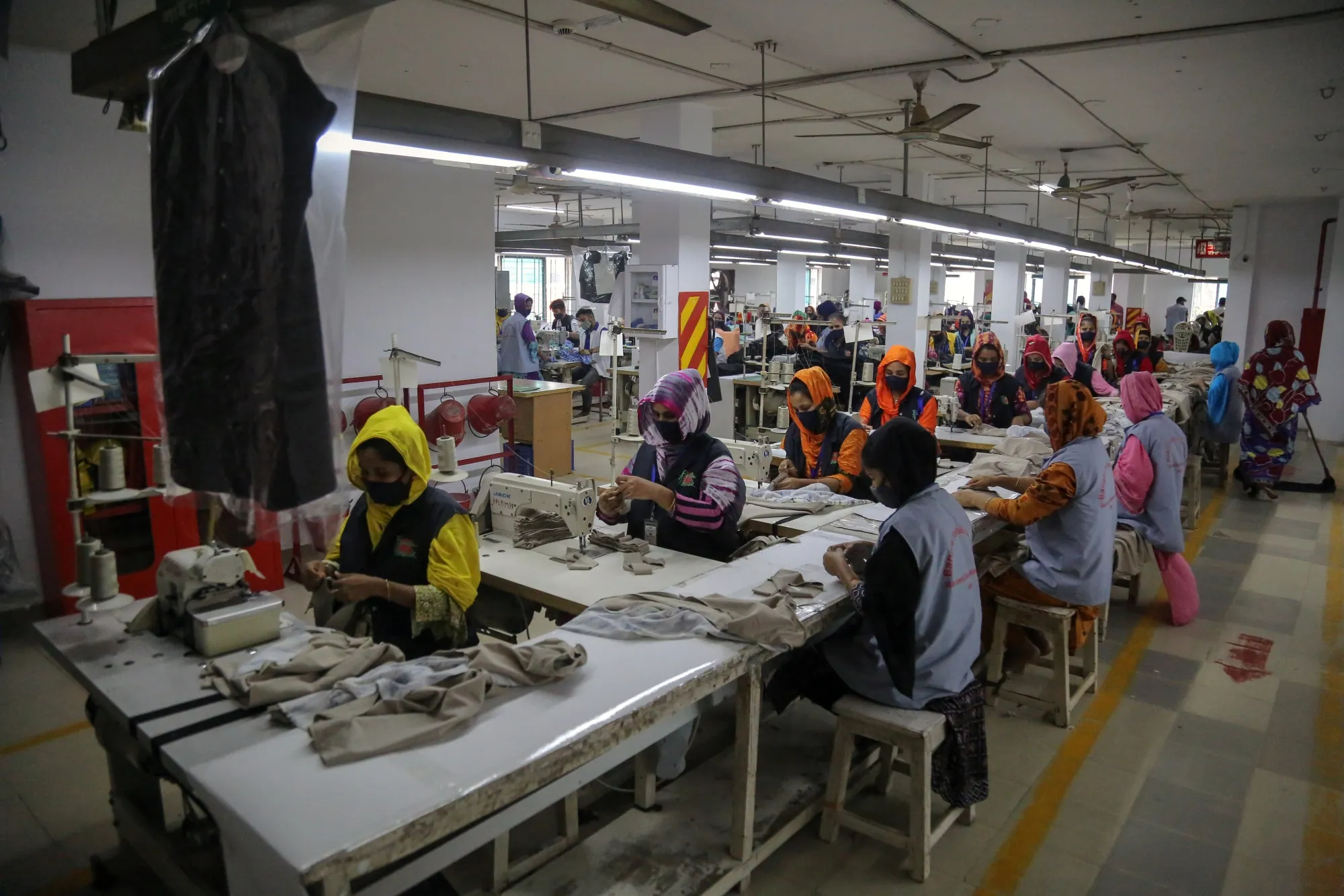 Workers at a garment factory in Gazipur, Bangladesh, in 2023. Bangladesh is the third-biggest clothing supplier to the US after China and Vietnam.