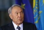 Kazakh President Nursultan Nazarbayev
