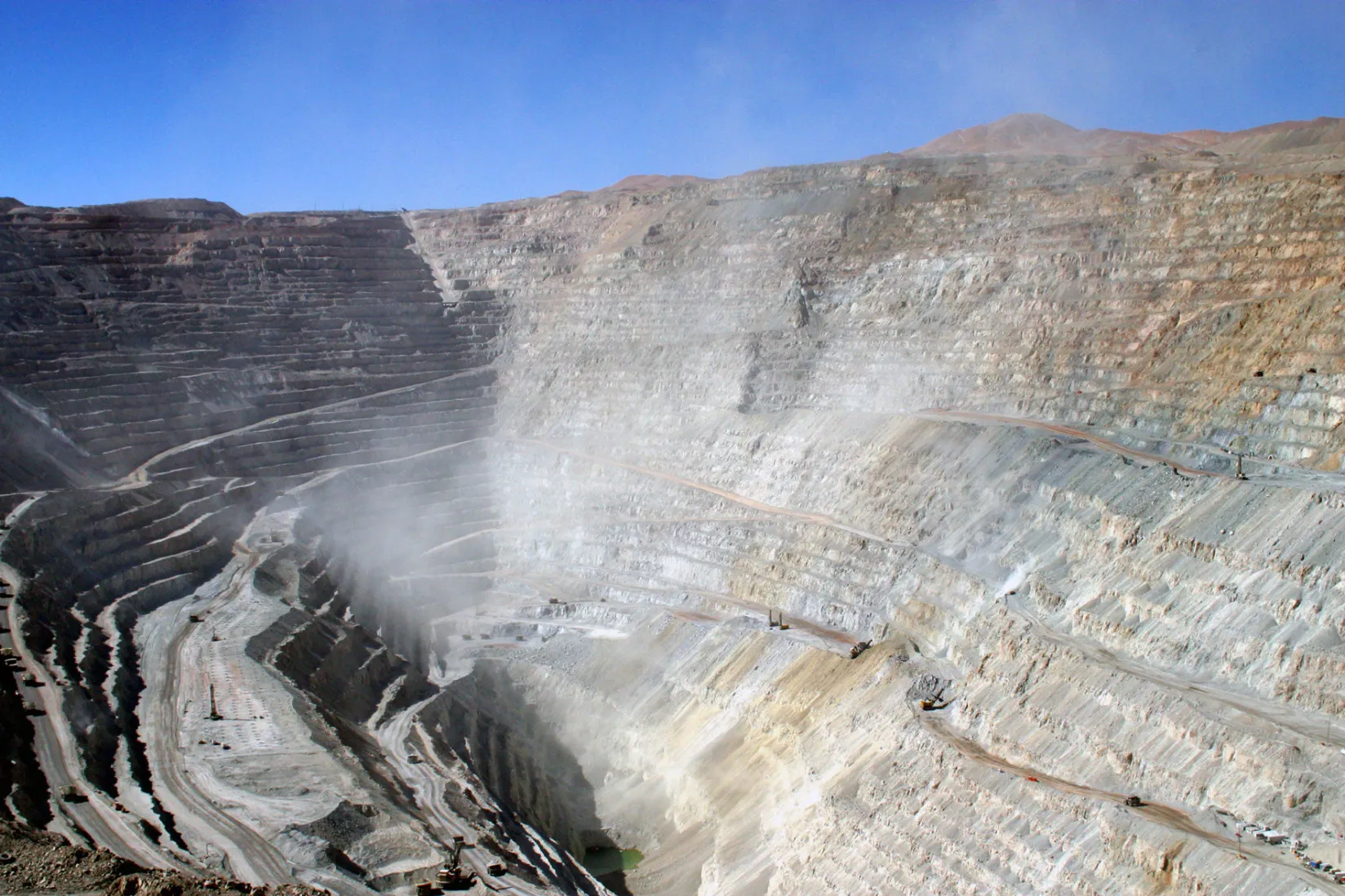 The Chuquicamata copper mine.