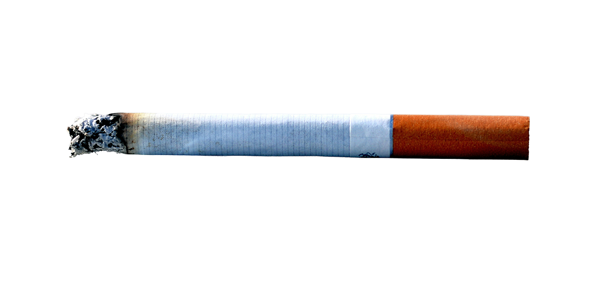 Image of a cigarette burning