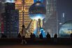 General Views in Shanghai As China Reports Surprisingly Strong Growth Driven by Industry