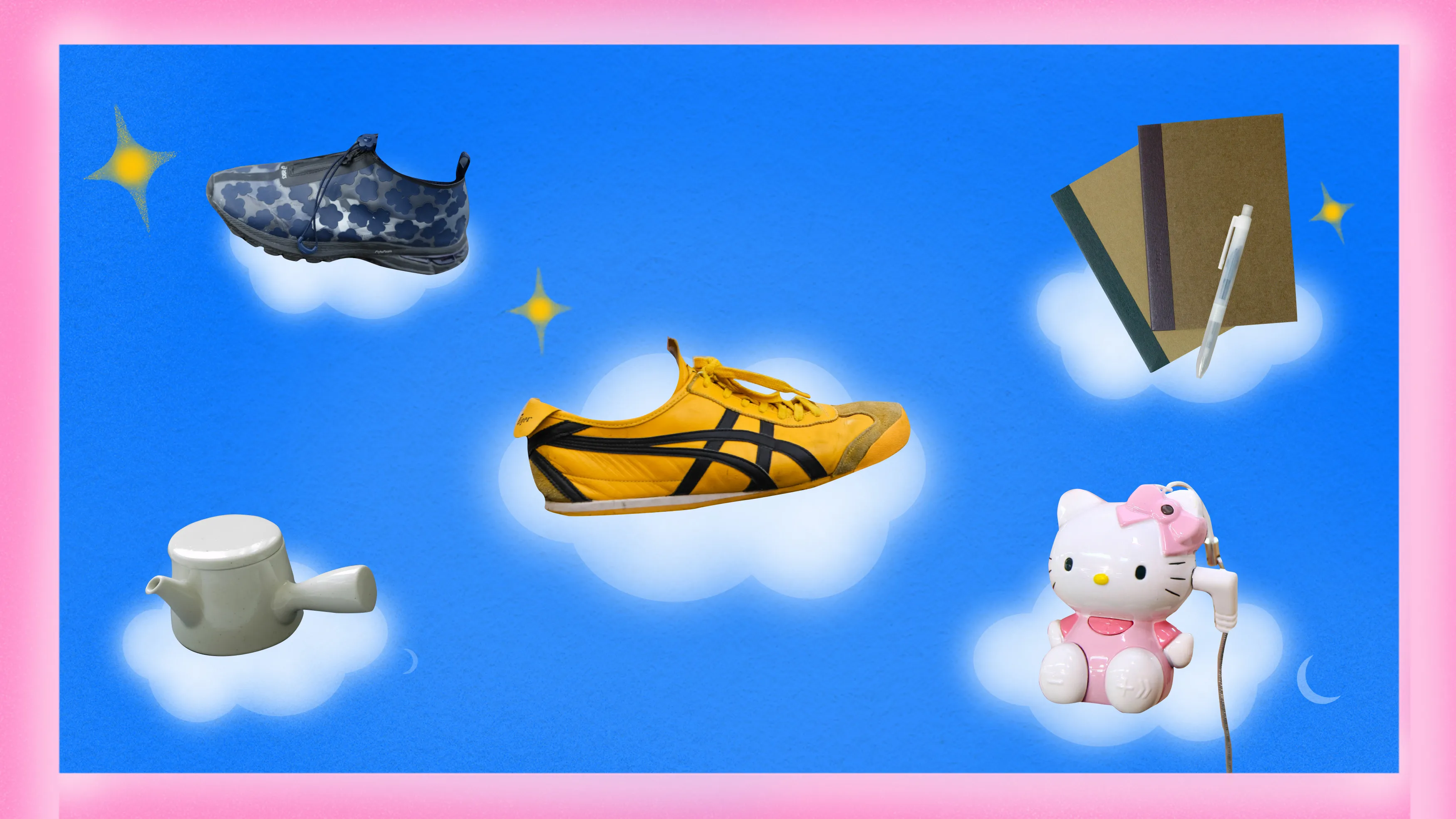 Bloomberg Opinion custom photo illustration for column on global success of Japanese consumer brands