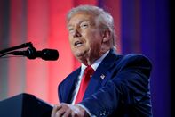 President Trump Delivers Remarks At AI Summit In Washington DC
