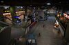 A traveler walks through Guarulhos International Airport in Sao Paulo on May 26.