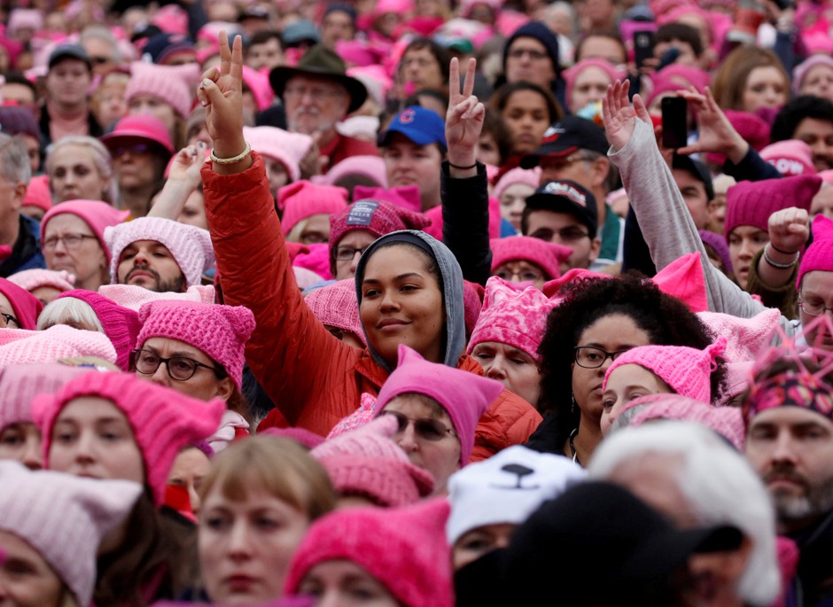 Images of last year's Women's March were dominated by pink pussy hats. This year, organizers are subtly encouraging marchers to consider a wider variety of accessories.