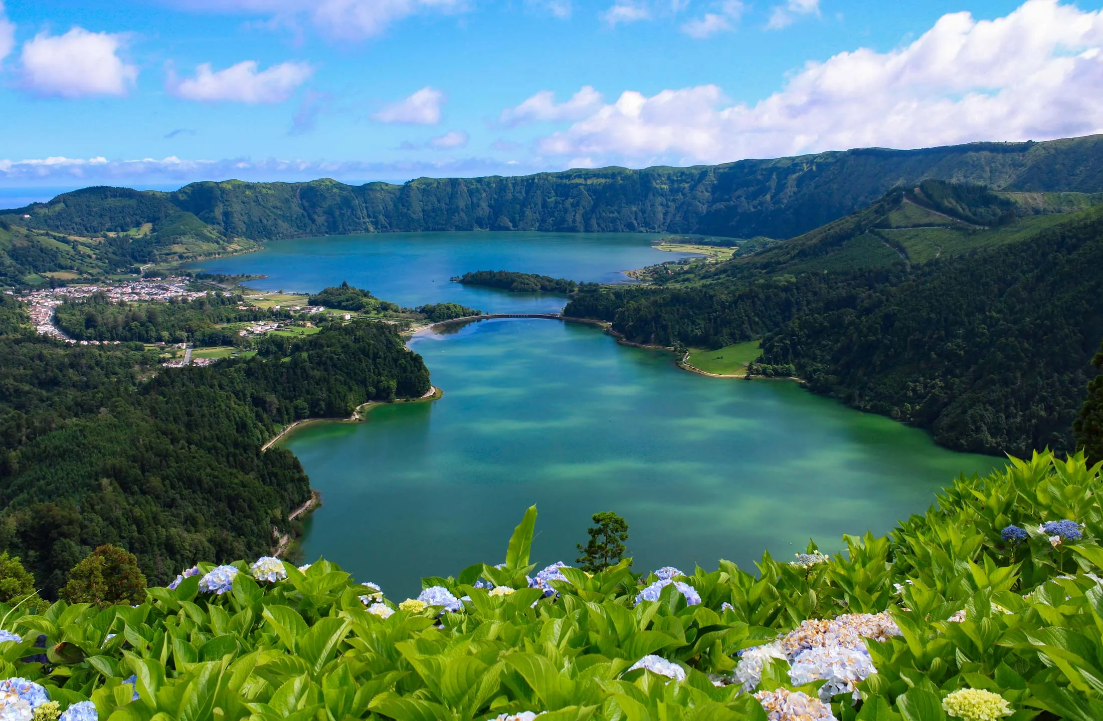 Lagoa das Setes Cidades on São Miguel island in Portugal’s&nbsp;Azores.