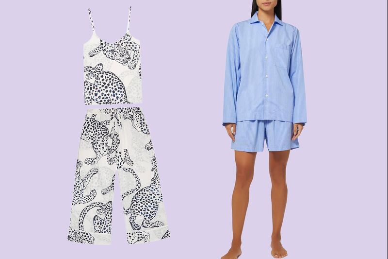 Pajamas from Dempsey & Dempsey (left) and Tekla.

Source: Vendors