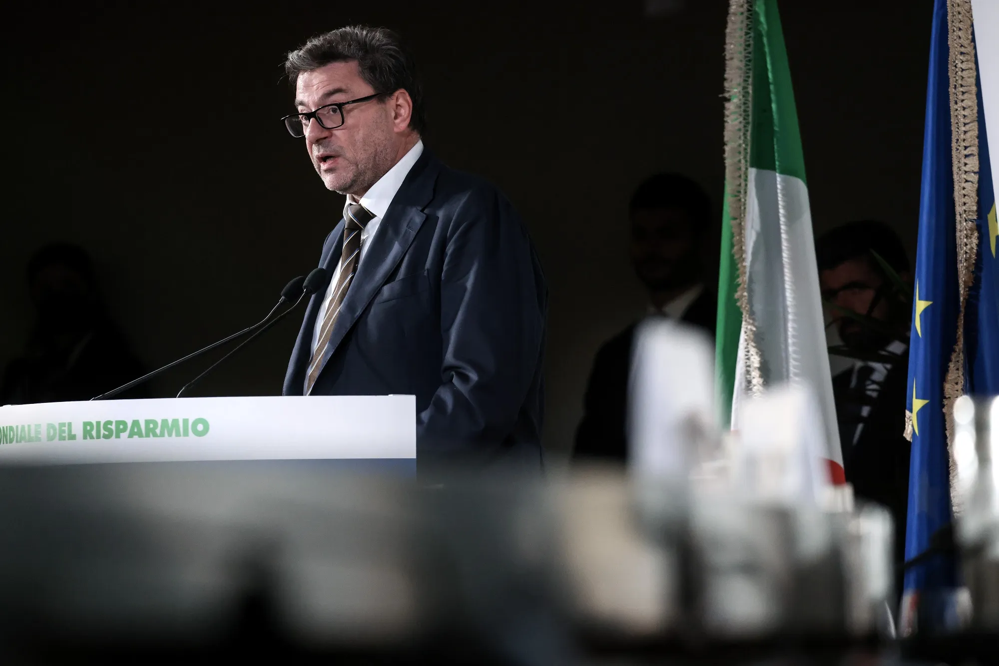 Finance Minister Giancarlo Giorgetti.