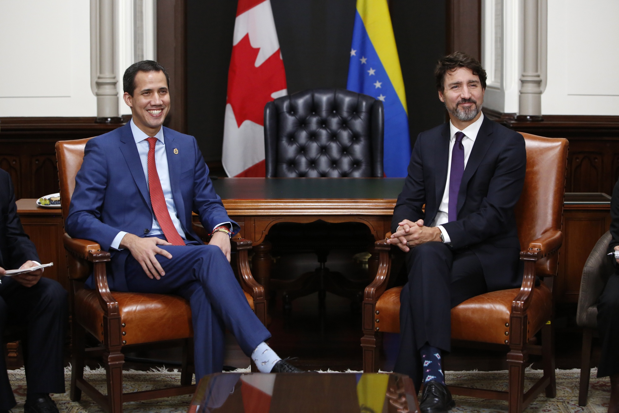 Prime Minister Justin Trudeau Meets With Venezuela's Opposition Leader Juan Guaido