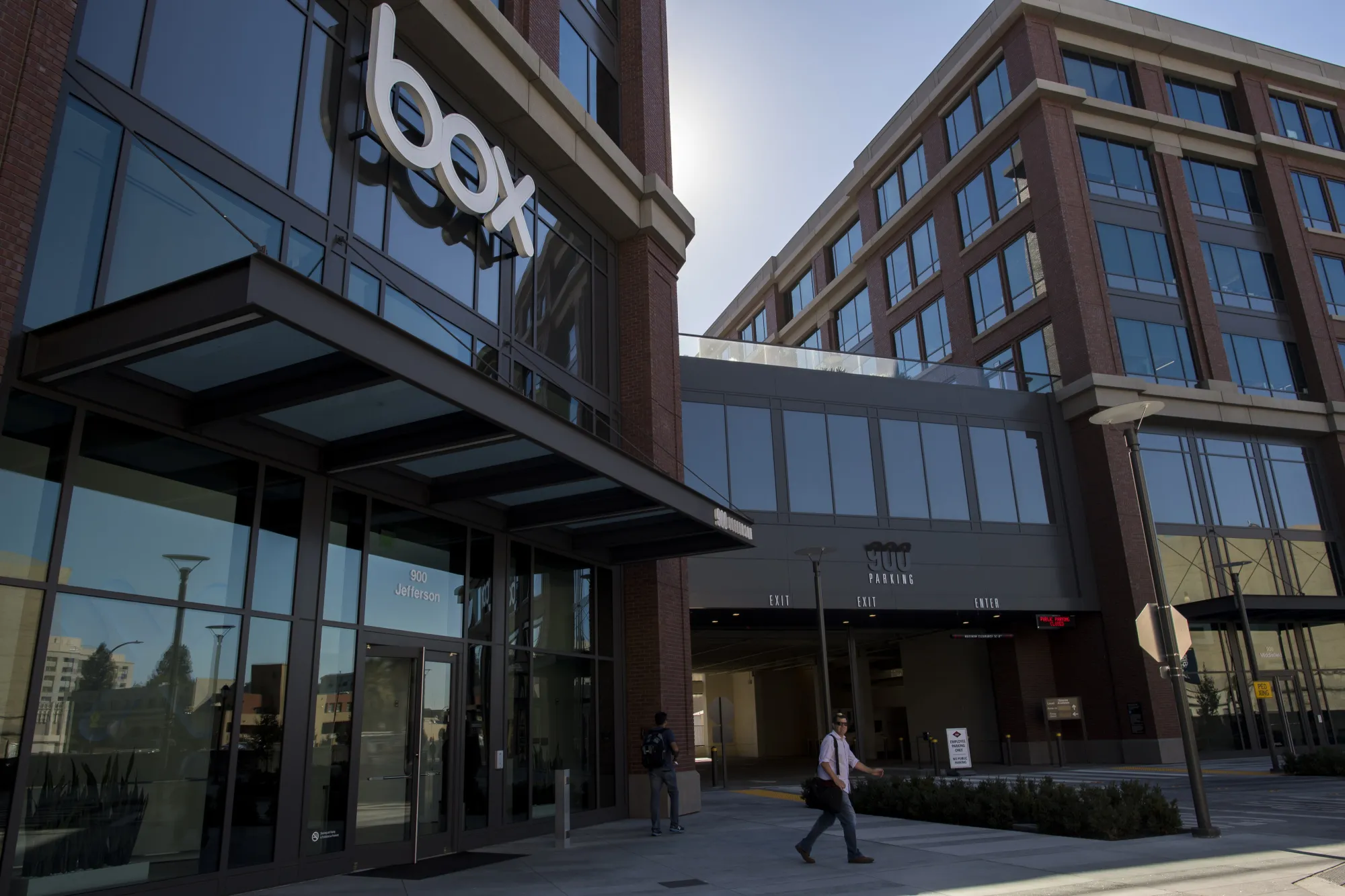Box Inc. headquarters in Redwood City, California.