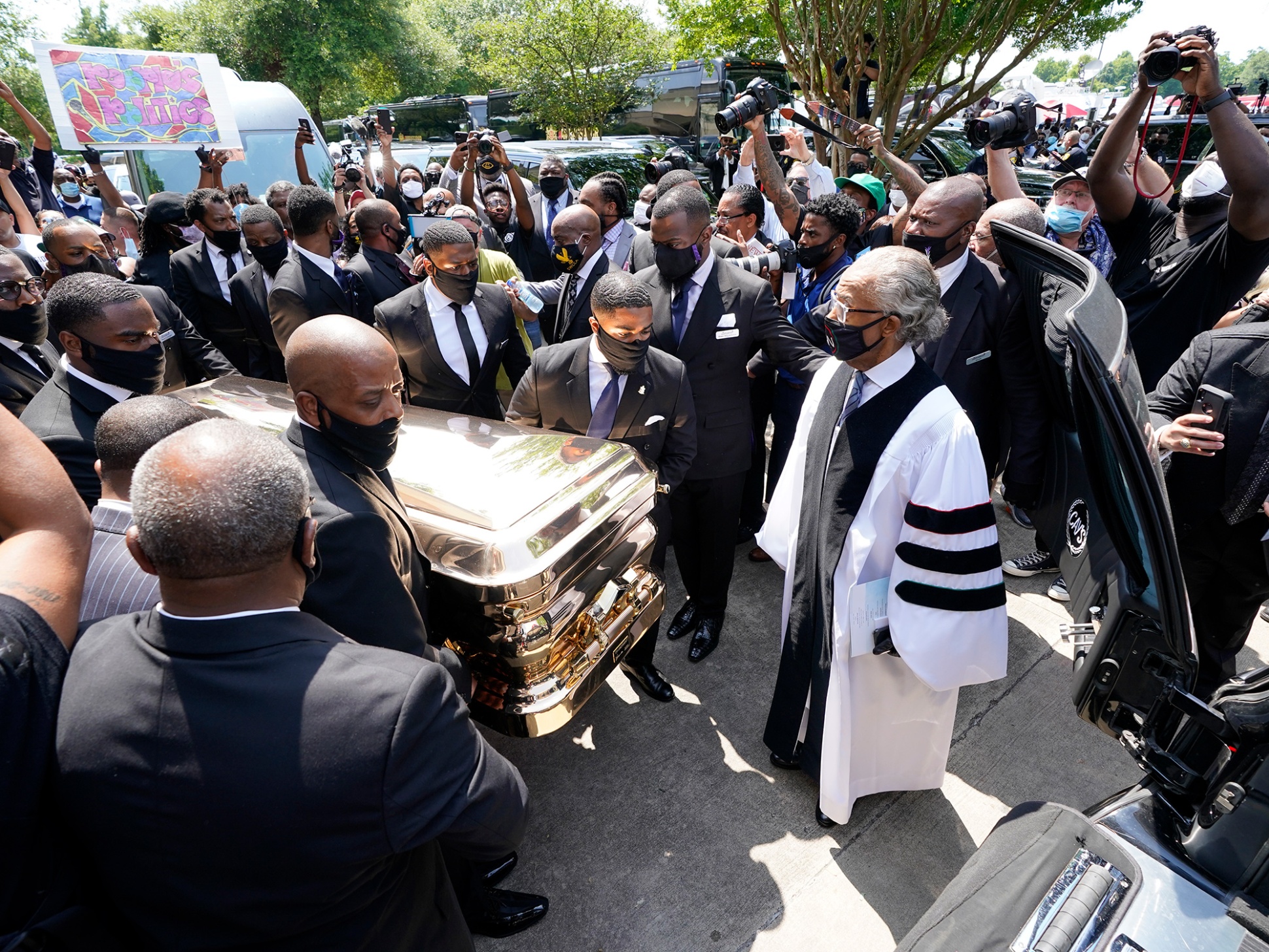 Hundreds Gather Peacefully in St. Cloud to Remember George Floyd