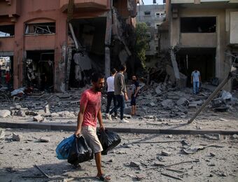 relates to Palestinians Can't Just Leave Gaza During Israel-Hamas Conflict