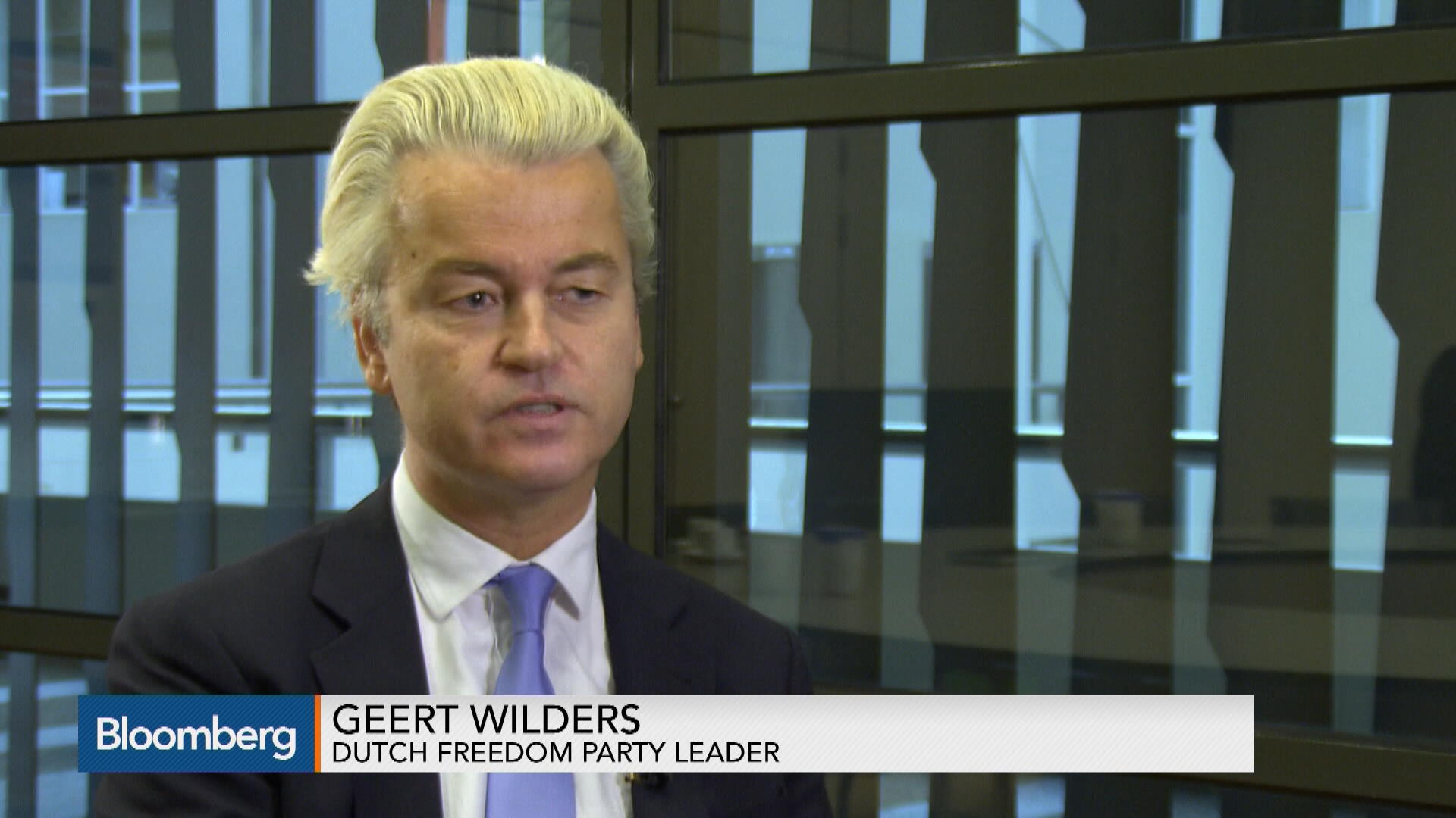 Populist Wilders Says Eu Is Finished As He Leads Dutch Polls Bloomberg