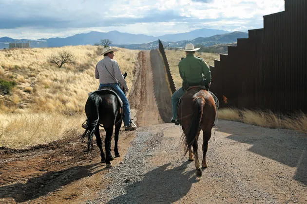 Making the border 90 percent secure: Monitoring the border is especially tough south of Tucson. More than 4,000 agents patrol the region, up from 287 in 1993. A mile of fence costs at least $6 million to build—on flat land