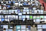 On the trading floor.
