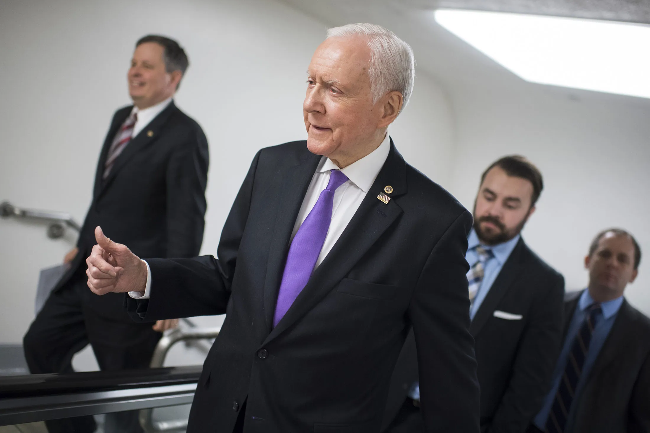 Senate Finance Chairman Orrin Hatch.
