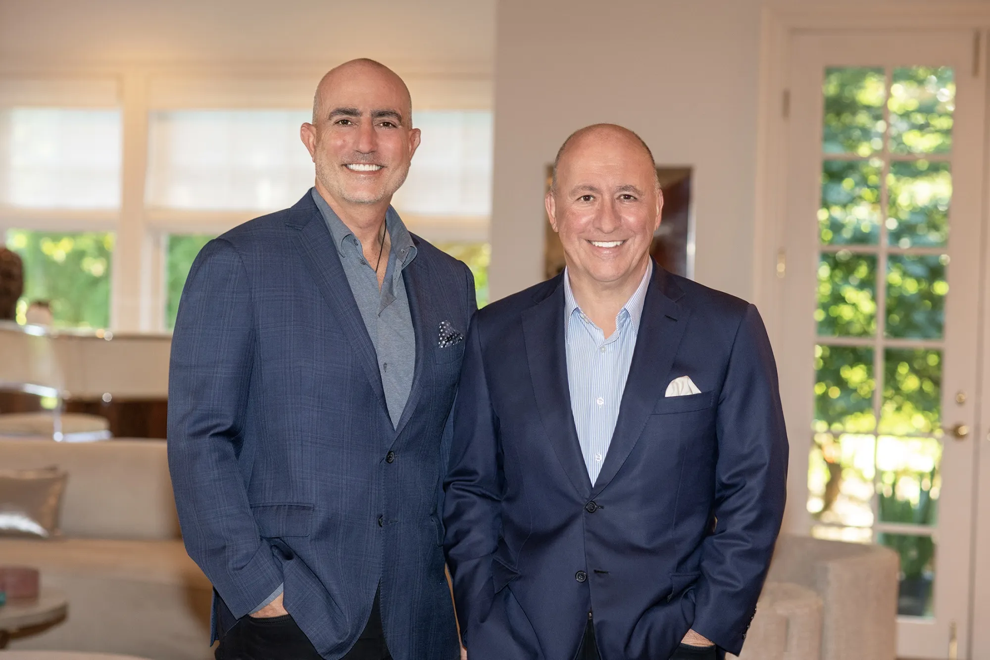 Mark Bezos, left, and David Moross