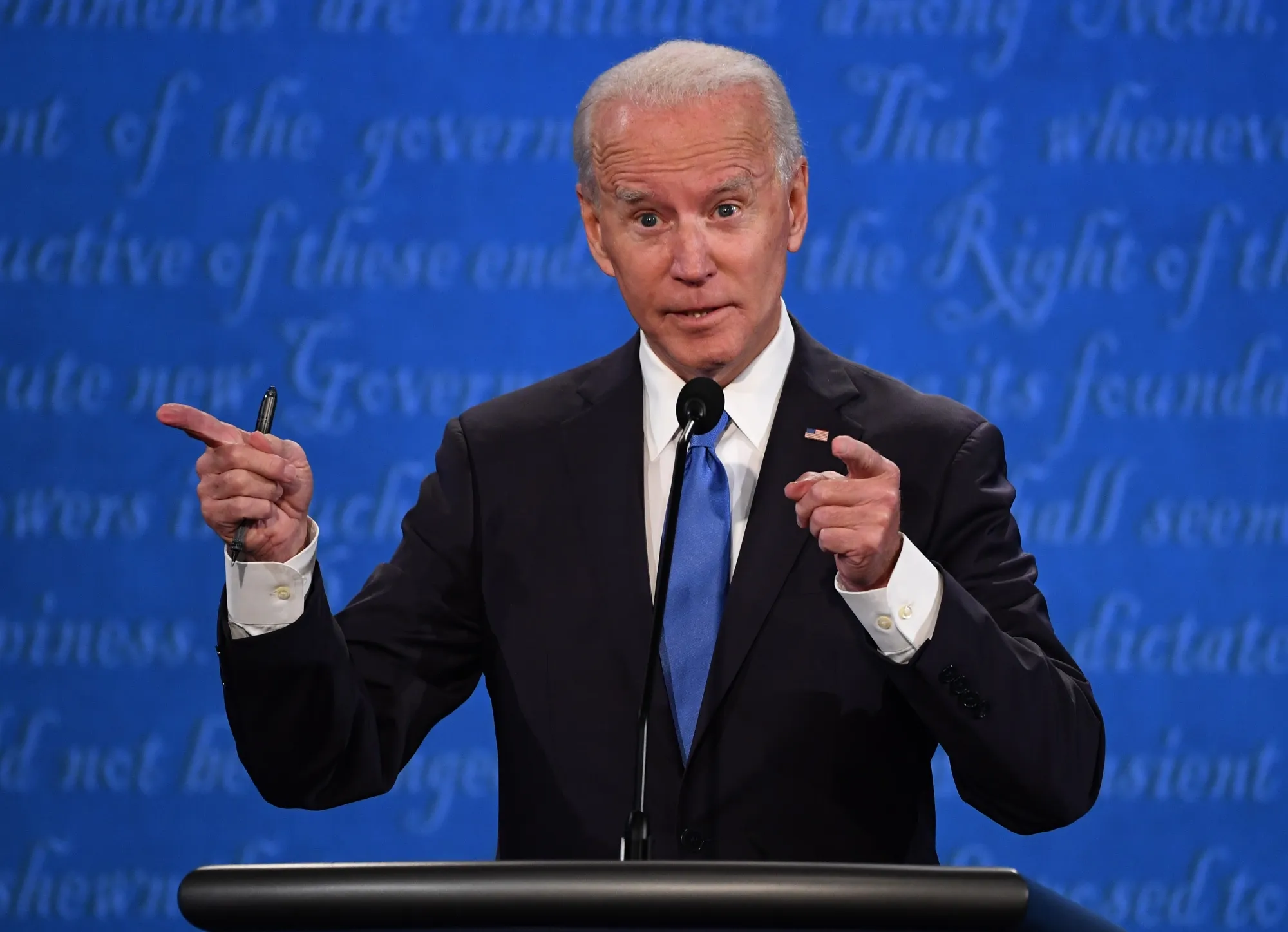 Joe Biden, 2020 Democratic presidential nominee.