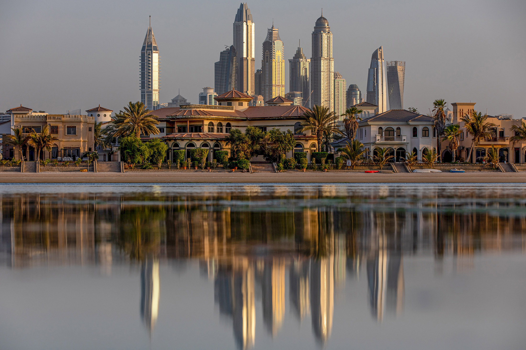 Villas on&nbsp;the Palm Jumeirah&nbsp;in Dubai, United Arab Emirates.&nbsp;