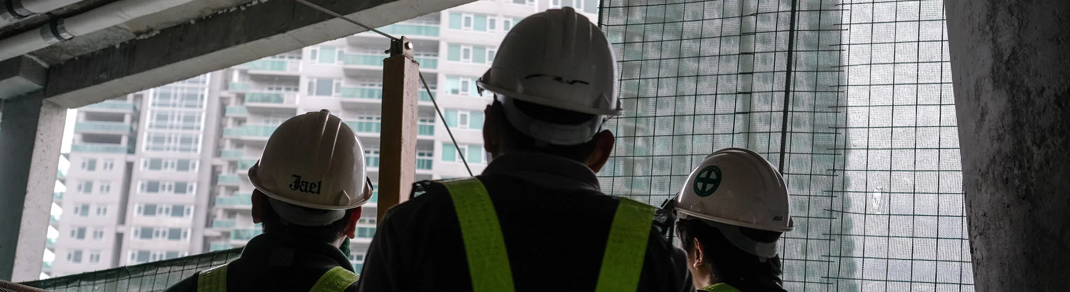 Inside An Ayala Land Inc. Residential Building Construction Site