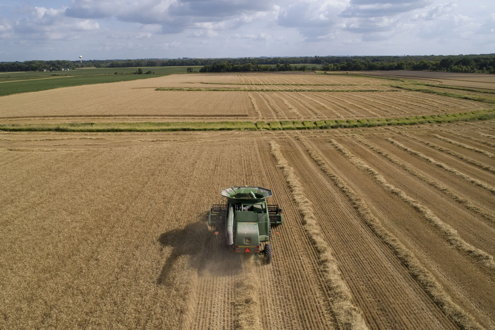 A harvest in Kirkland, Illinois, U.S.