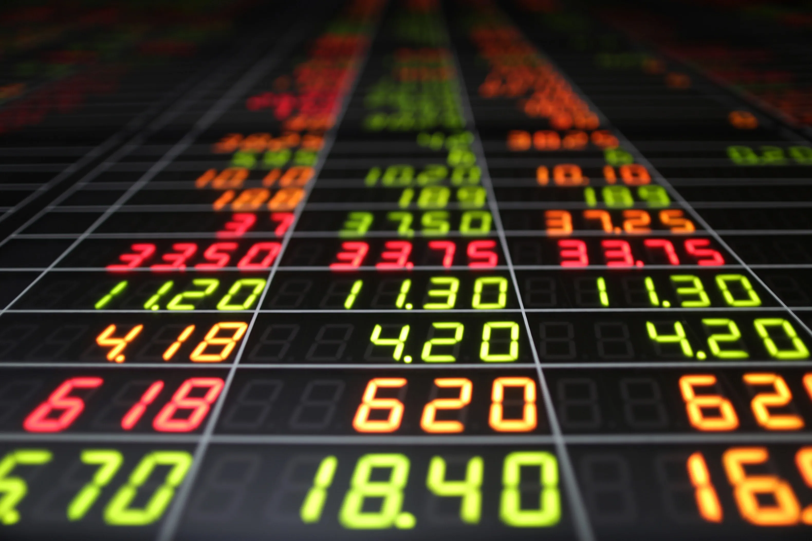 Stock Boards As Southeast Asia Stocks Tumble at Fastest Pace in 12 Years