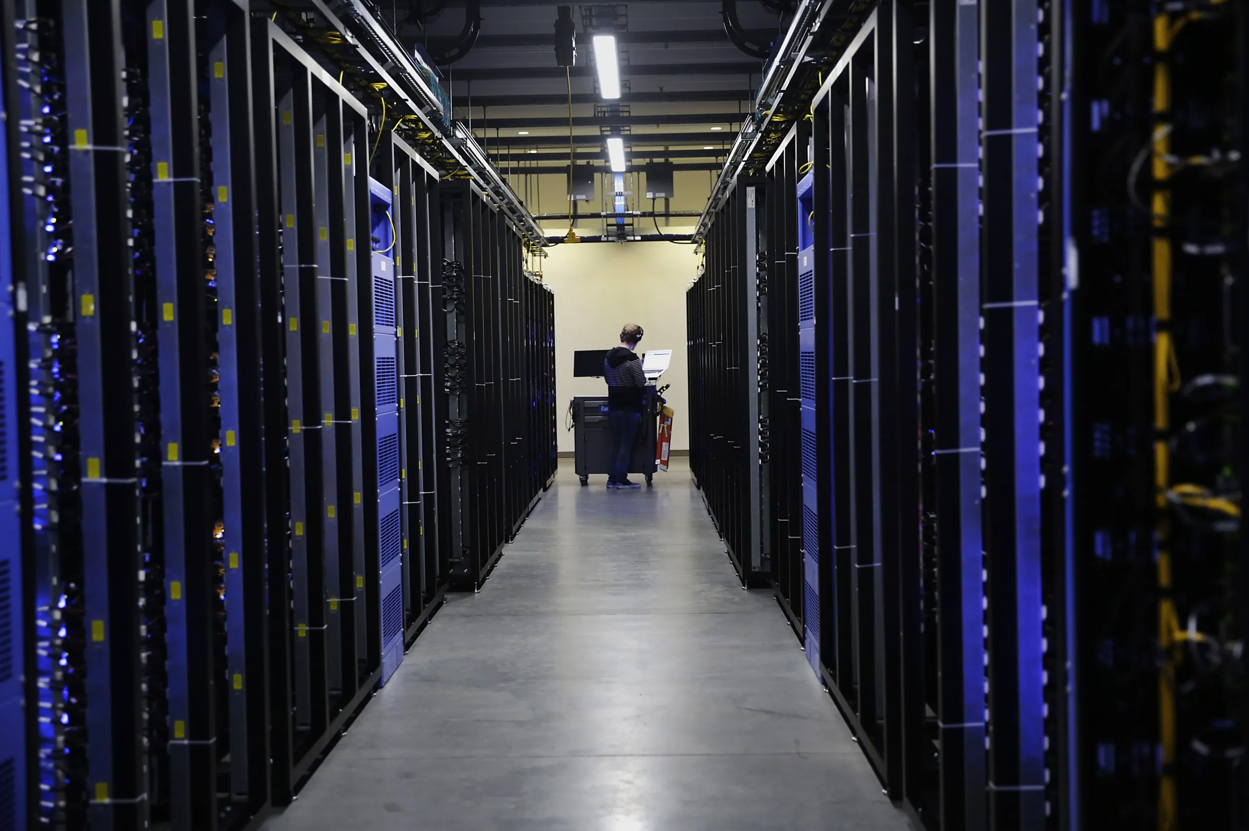 A data center in Prineville, Oregon.