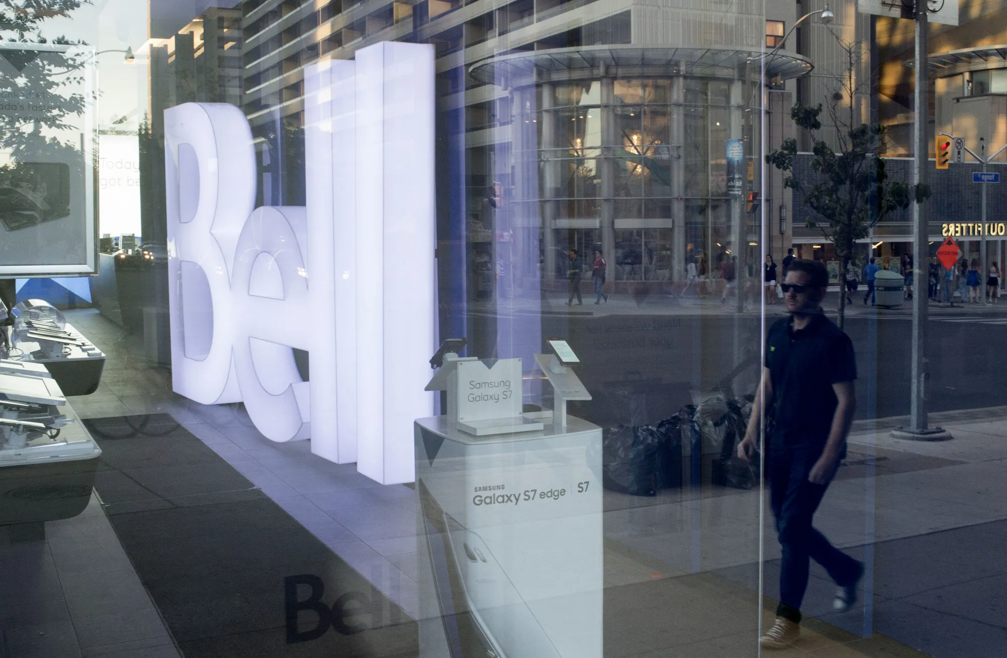 A Bell Canada wireless store in Toronto.