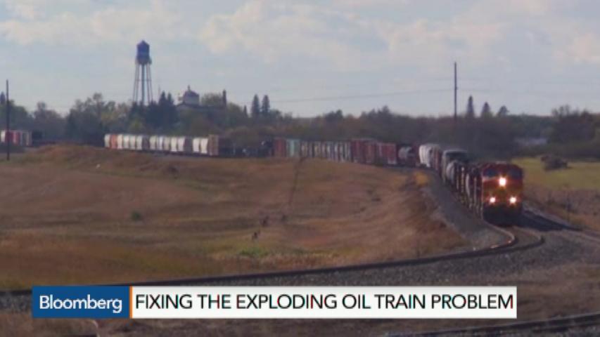 Watch Fixing the Exploding Oil Train Problem - Bloomberg