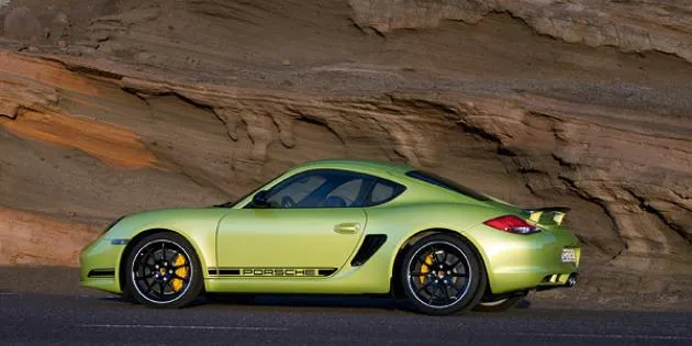 OverviewIf you're into weekend racing, there's nothing else on the market quite like the 2012 Porsche Cayman R. A stripped-down version of the Cayman S, the new R doesn't come standard with such amenities as air conditioning and a radio. It weighs 121 lbs. less than the S, however, as well as sitting 0.8 in. lower to the ground. It also has a sportier suspension and special engine mapping. Those changes—plus a midmounted engine that gives it nearly perfect front/rear weight balance—make the Cayman R incredibly quick, stable, and nimble during hard driving. The R's closest competitors are probably the Corvette Grand Sport and the Spyder, a similarly stripped-down version of the ragtop sibling model, the Porsche Boxster.