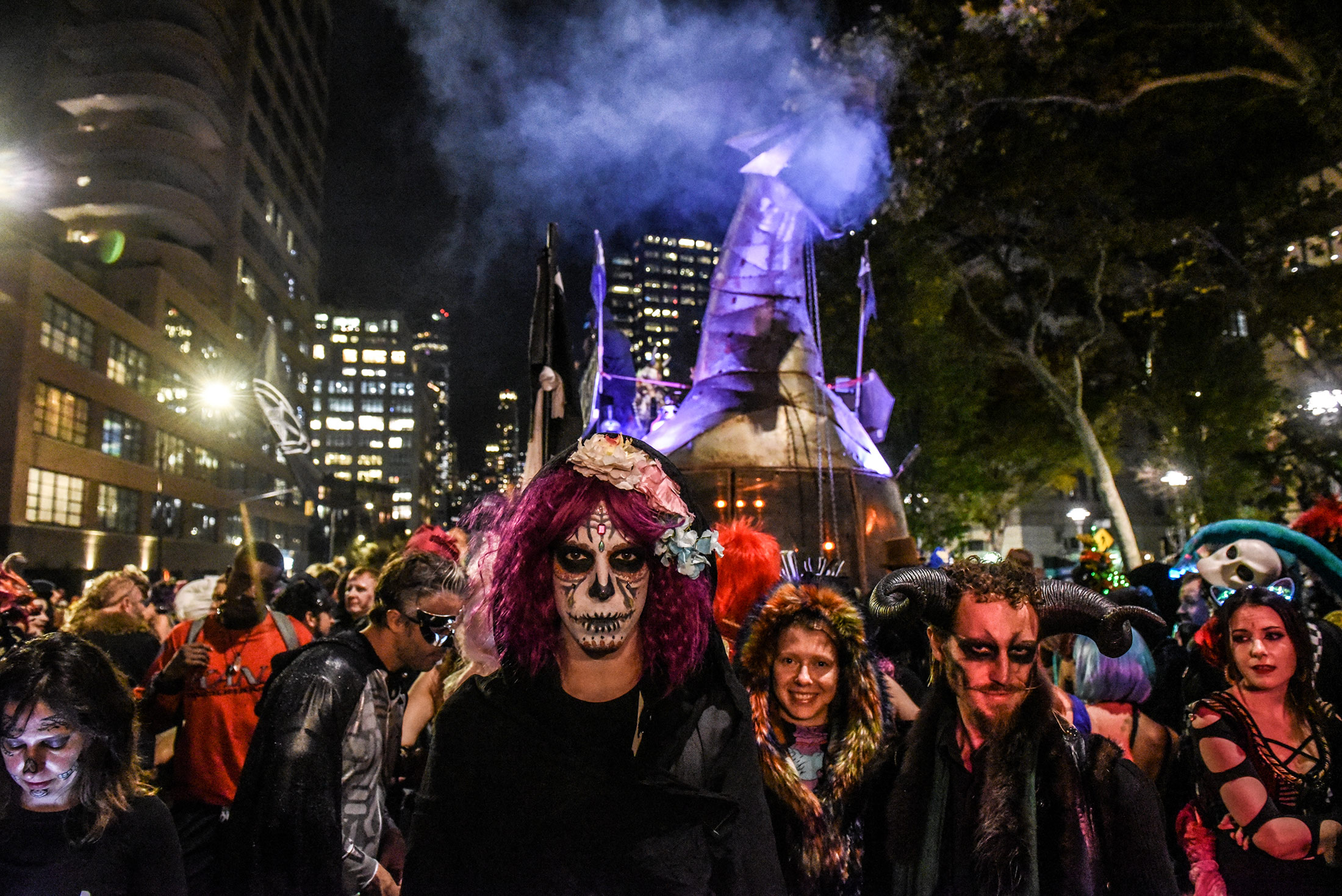 The Halloween parade in New York City&nbsp;draws more than 50,000 people in a typical year. It is canceled for 2020 to prevent spreading the Covid-19 virus.