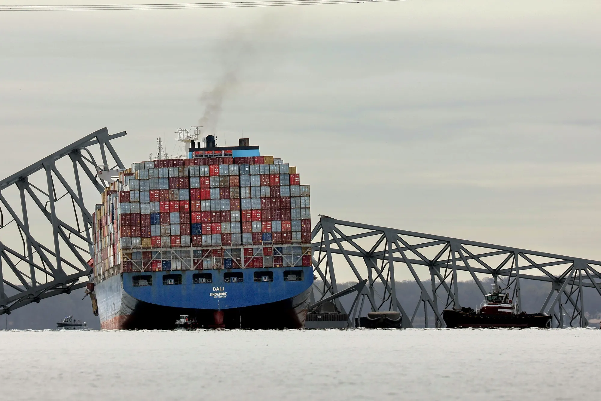 The Dali container ship&nbsp;in Baltimore.