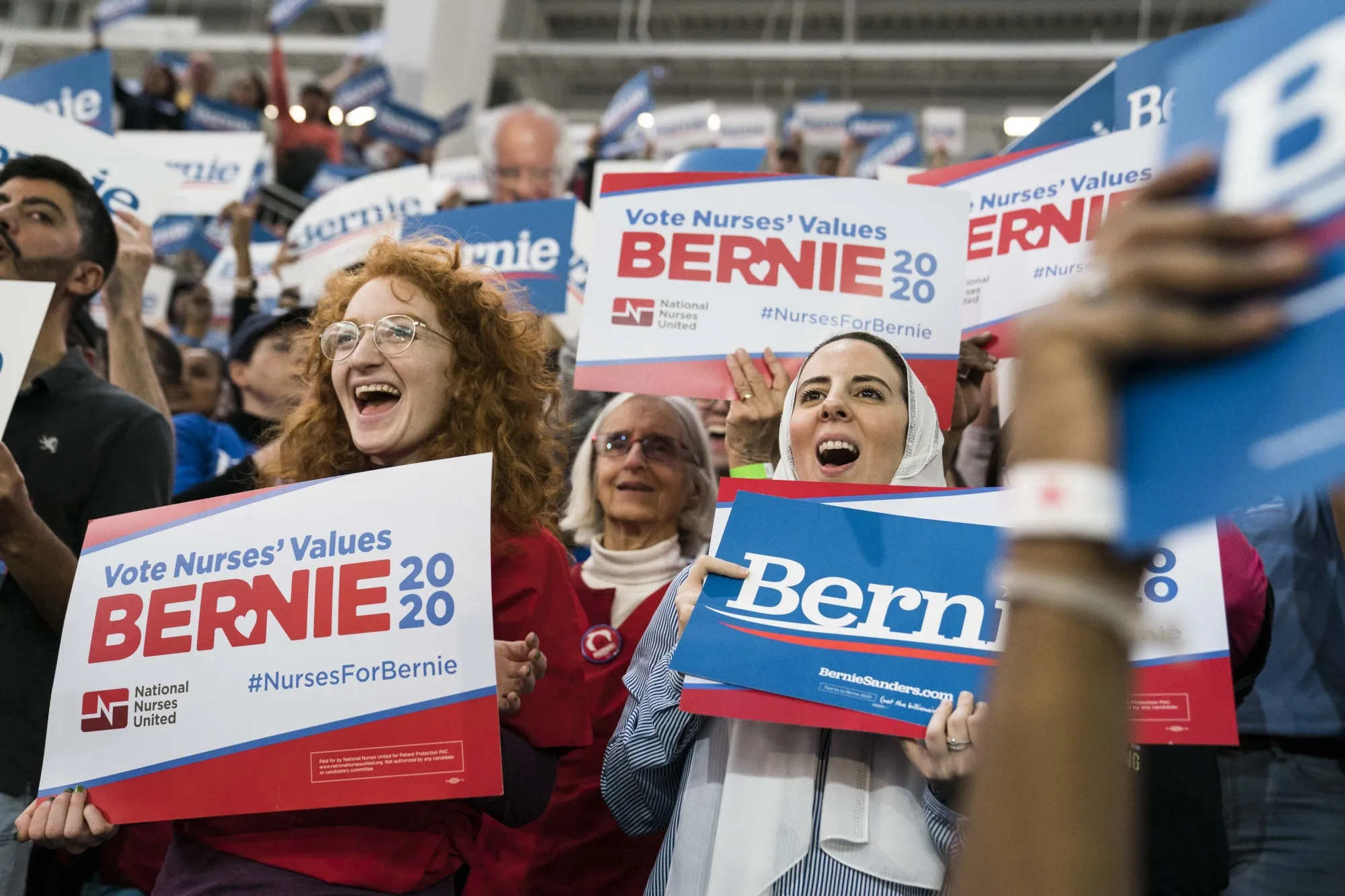 Bernie Sanders Holds Get Out The Vote Rally