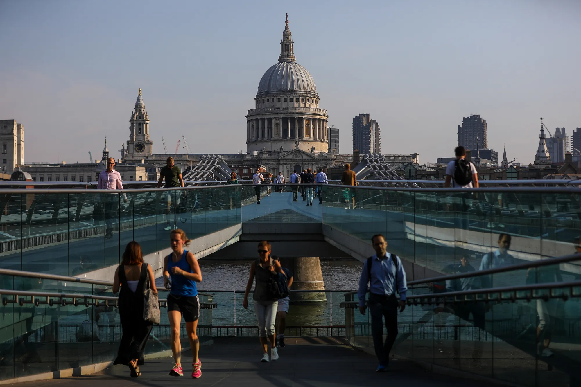 City Finance District As U.K. Prime Minister Faces Decisive Brexit Battle