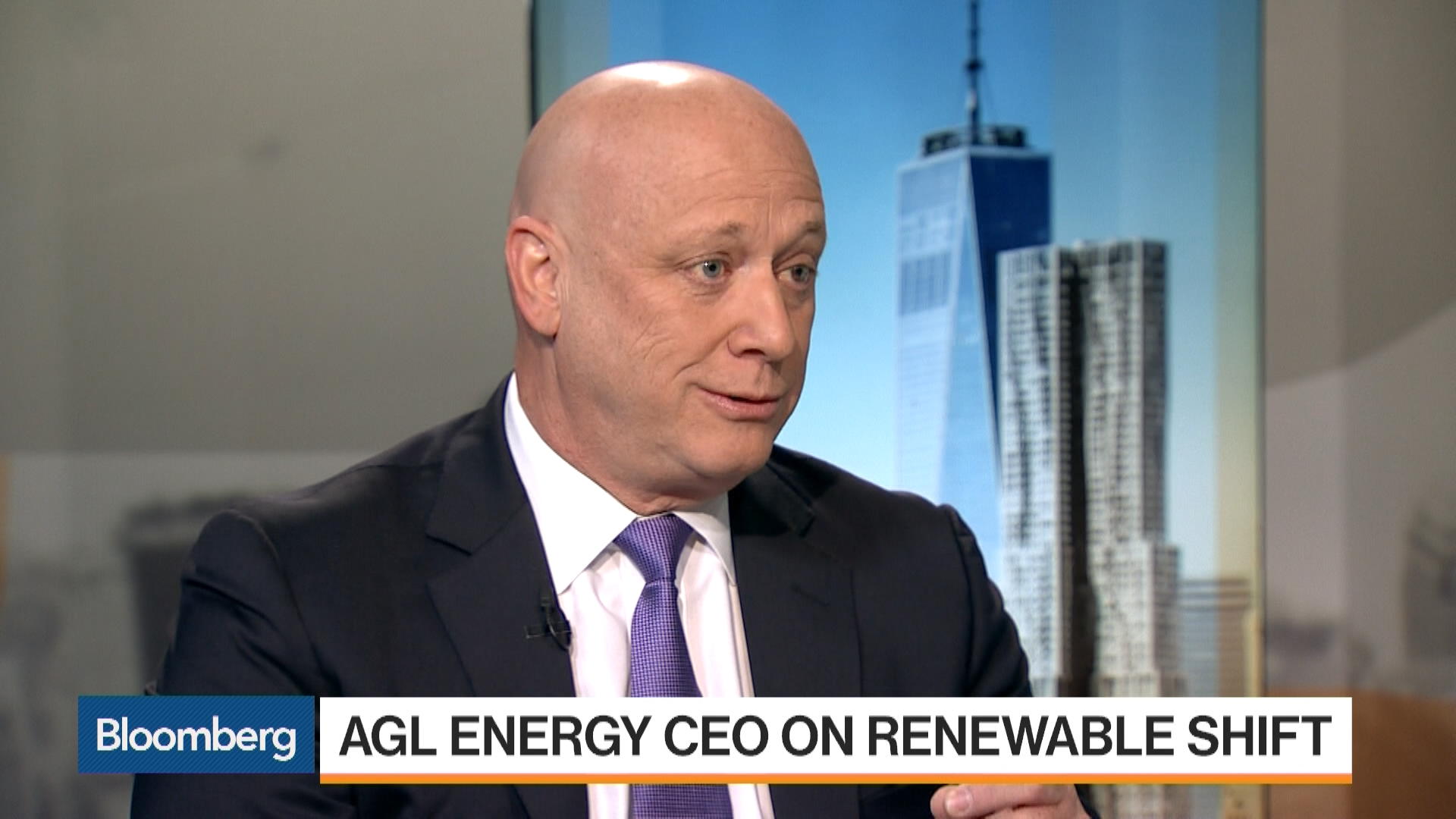 AGL Energy CEO Vesey on Renewable Shift