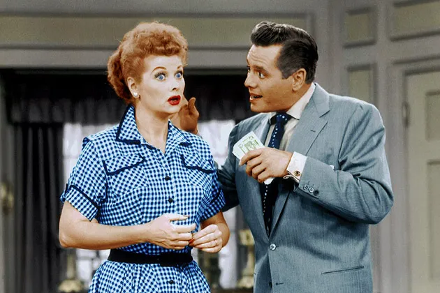Lucille Ball and Desi Arnaz in I Love Lucy