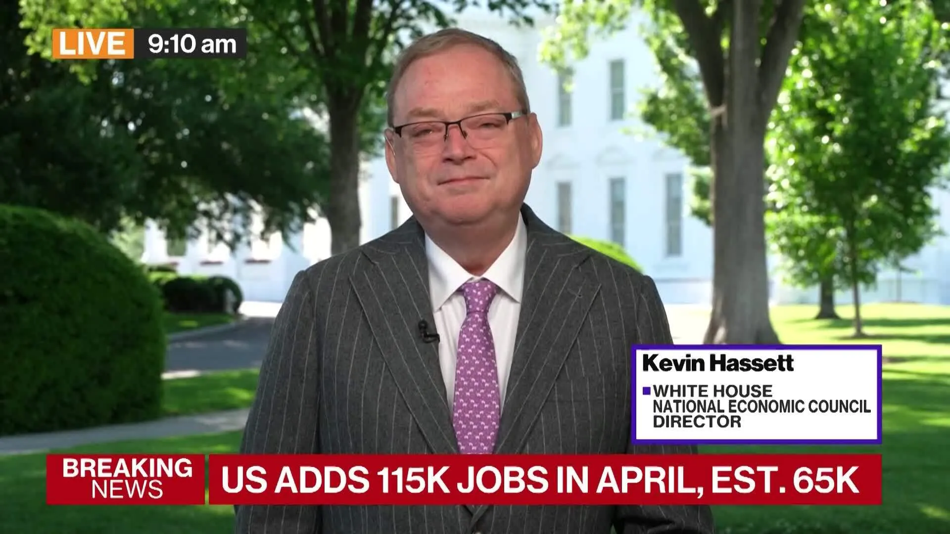 Jobs Report Should Not Cause Fed to Hike Rates, Hassett Says