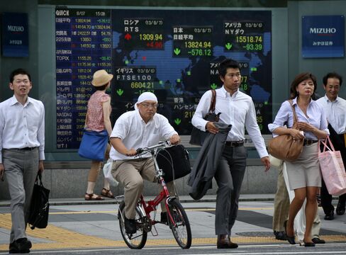 Japan Stocks Rebound as Yen Extends Retreat While Crude Rallies