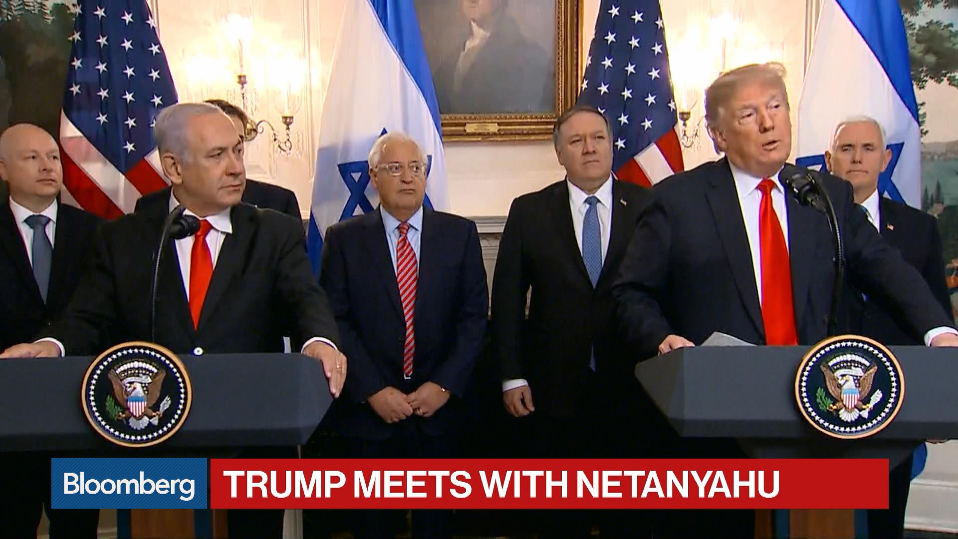 Watch Trump Formally Recognizes Israel's Control Over Golan Heights