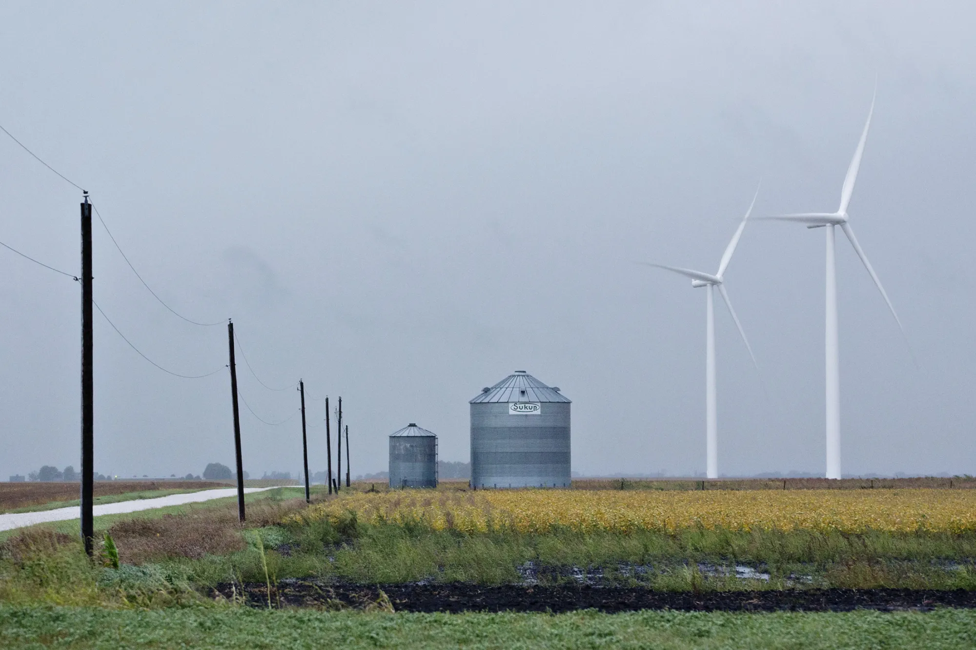 Wind turbines in Milford, Iowa, on Sept. 15, 2016.
