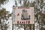 A Kamoto&nbsp;sign stands in Katanga province, Democratic Republic of Congo.