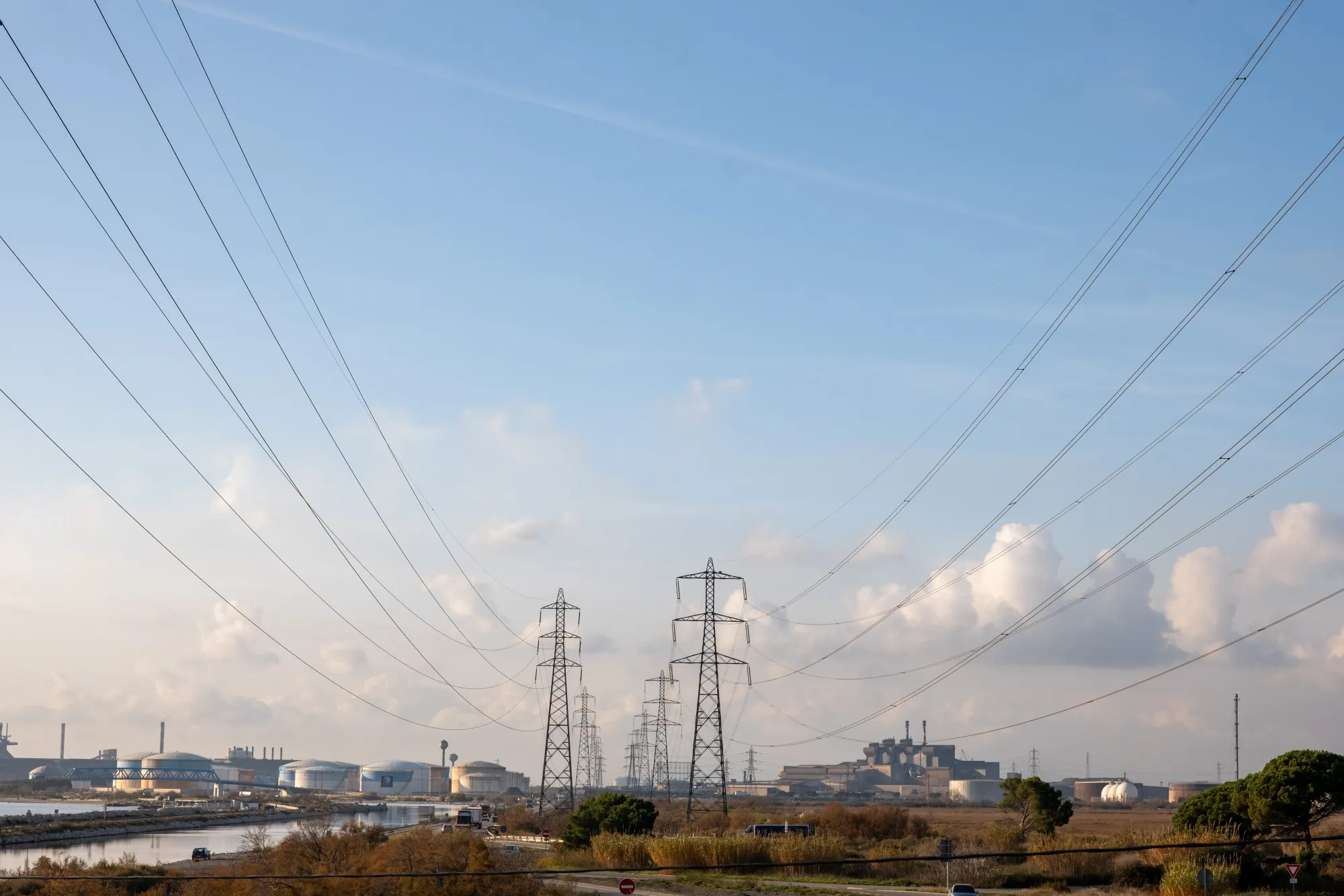 Freezing weather gripping France drove up power demand to the highest since February.