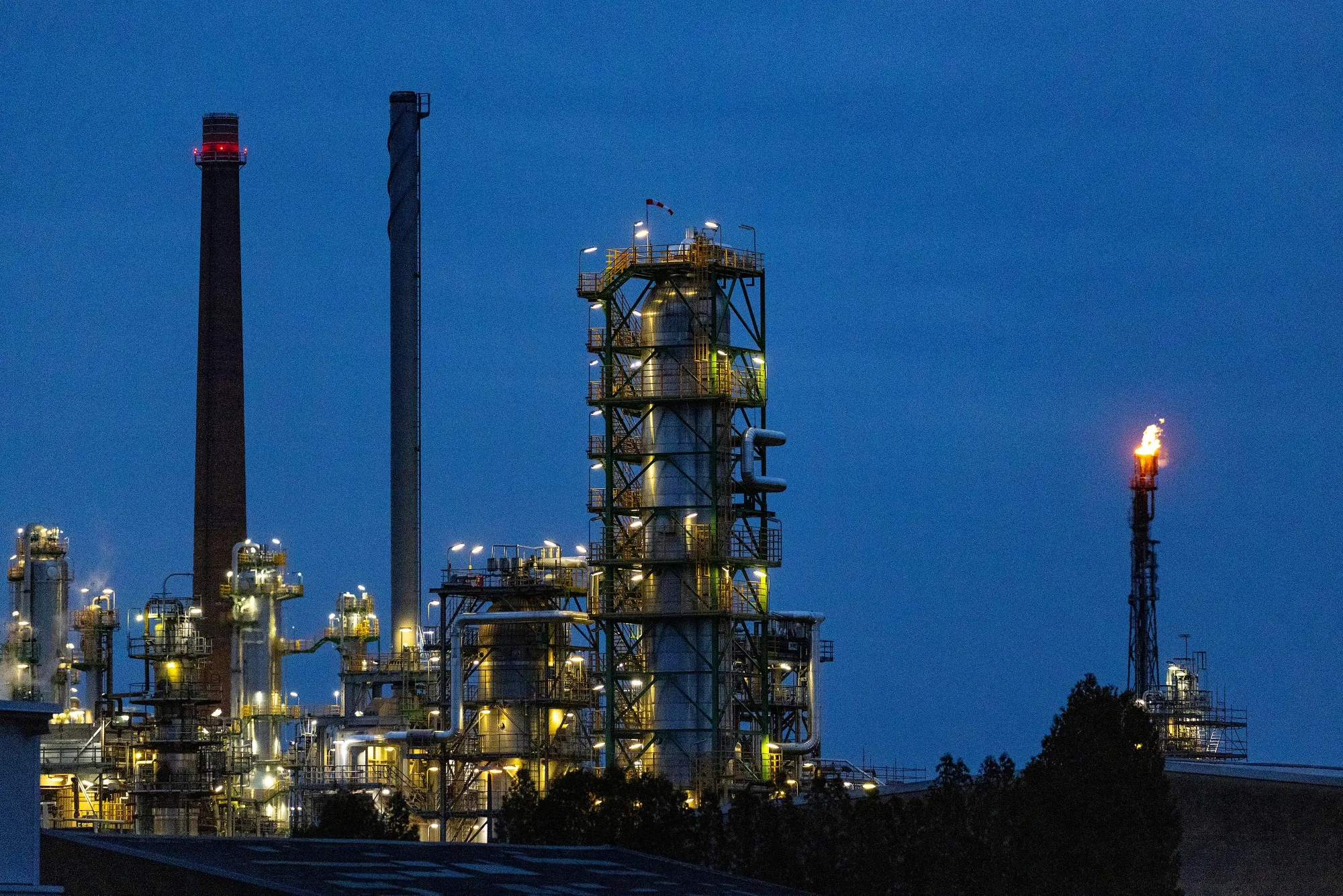 The PCK Schwedt oil refinery, formerly owned by Rosneft PJSC and now controlled by the German government, in Schwedt, Germany.
