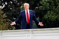 Trump Looks At Site Of Future White House Ballroom