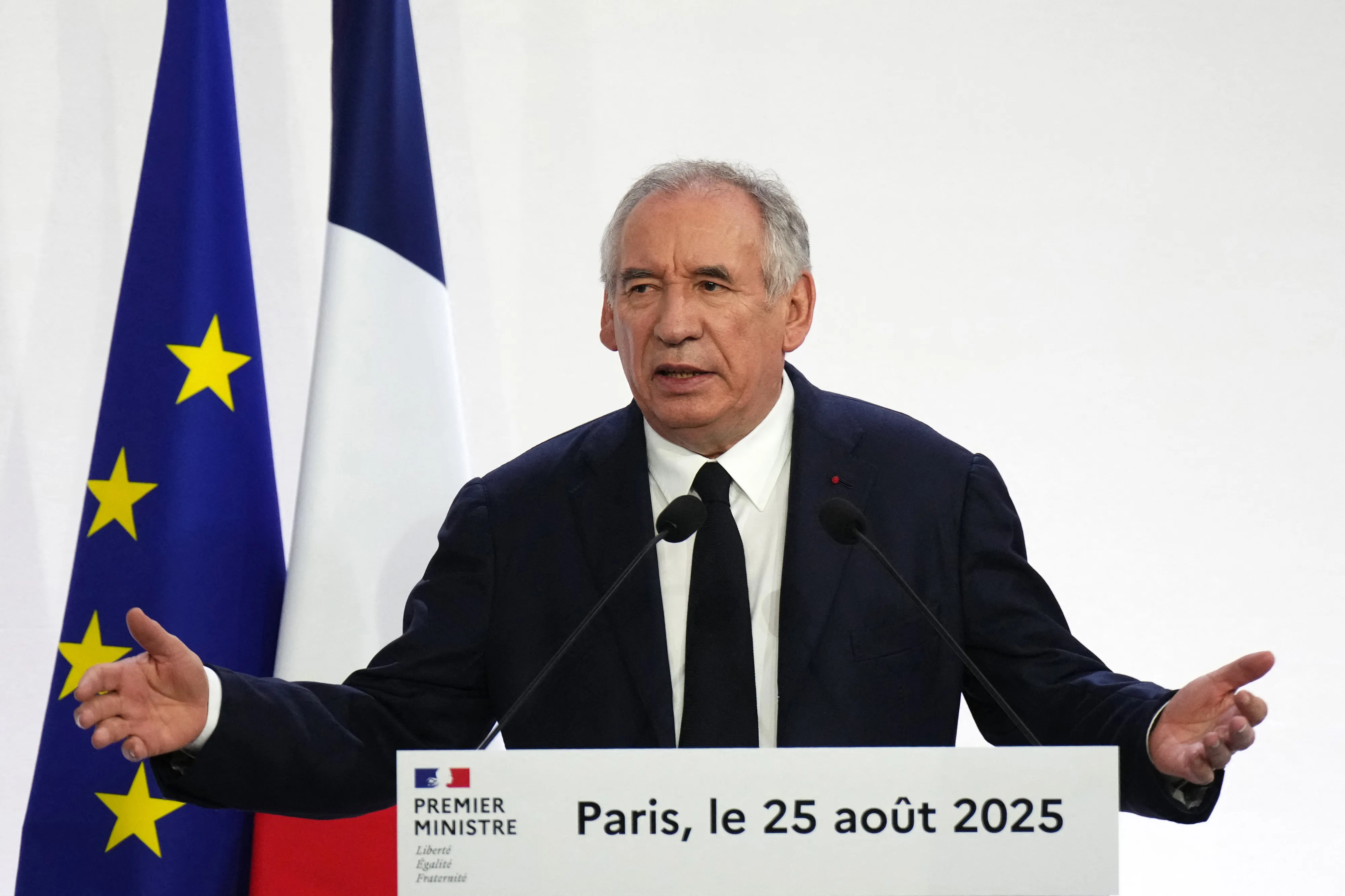 France's Prime Minister Francois Bayrou.